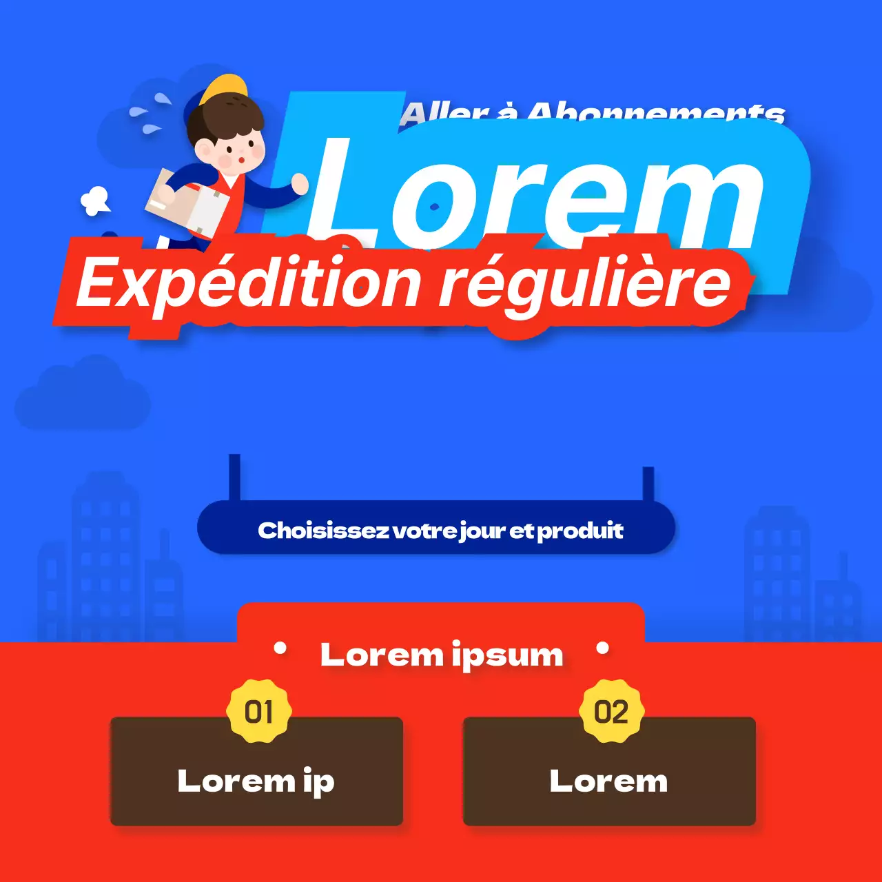 Livraison récurrente