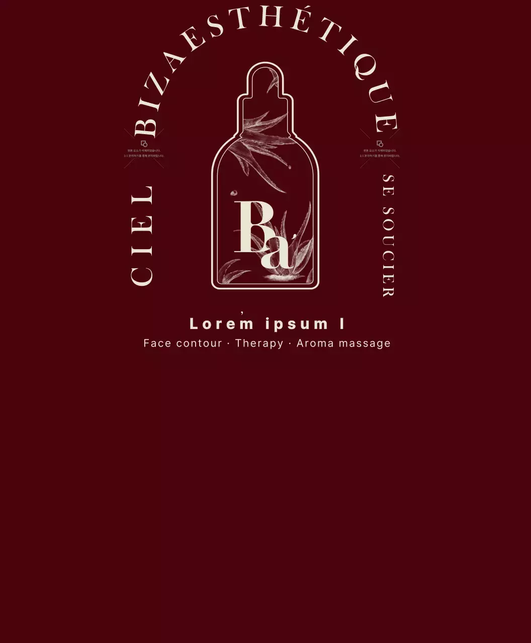 Aesthetic Aroma Massage Shop Cosmetics T-Shirt