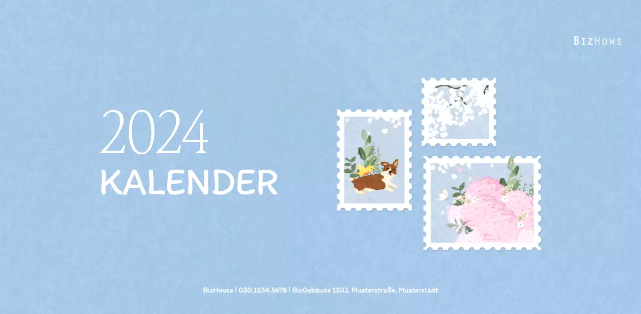 Stempelillustrationen mit einem warmen Konzept