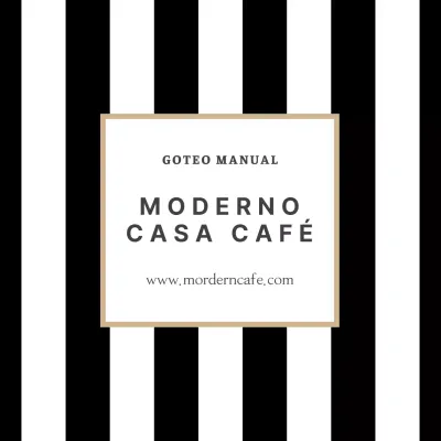 Café de goteo manual