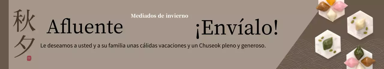 Saludos navideños Chuseok