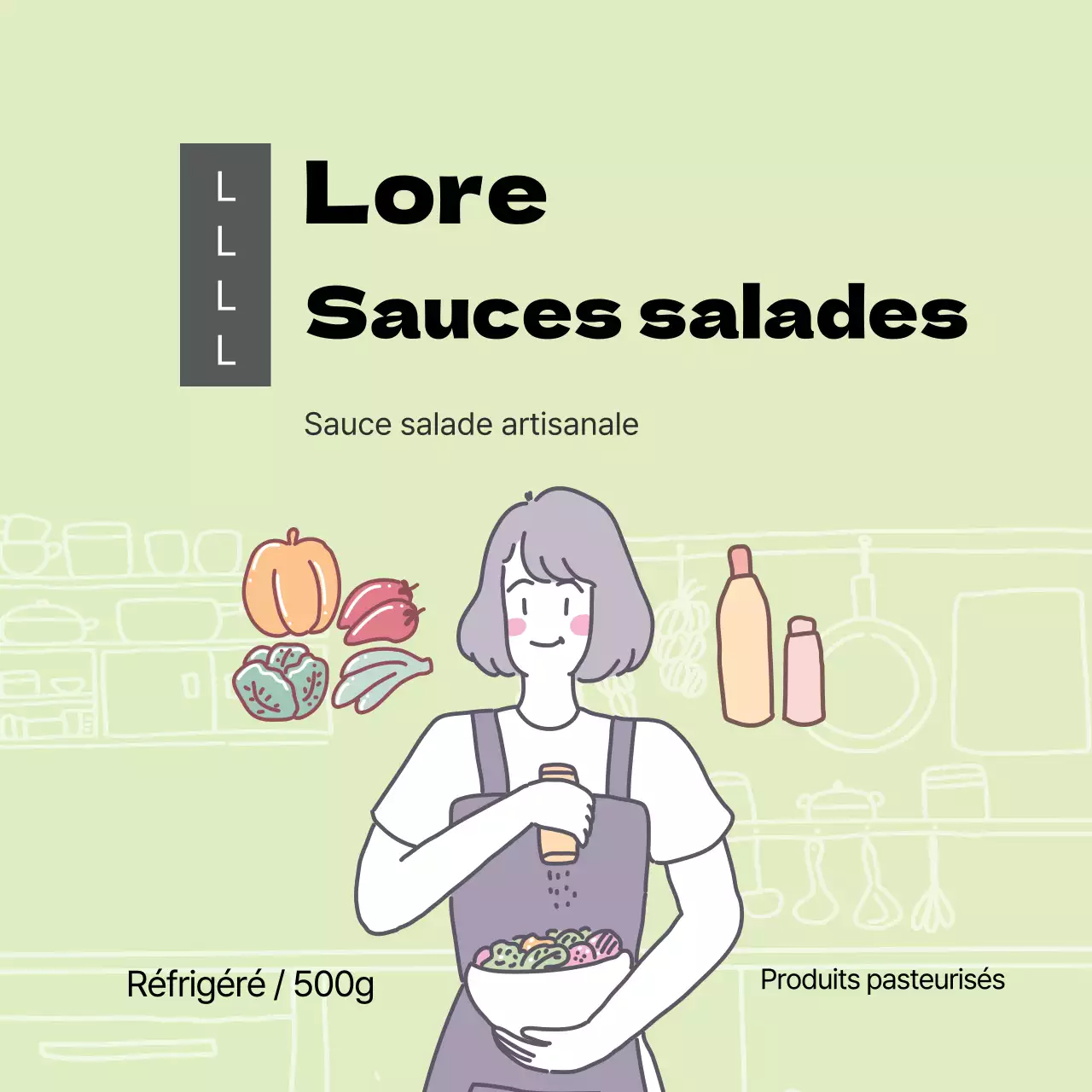 Sauce salade verte légère