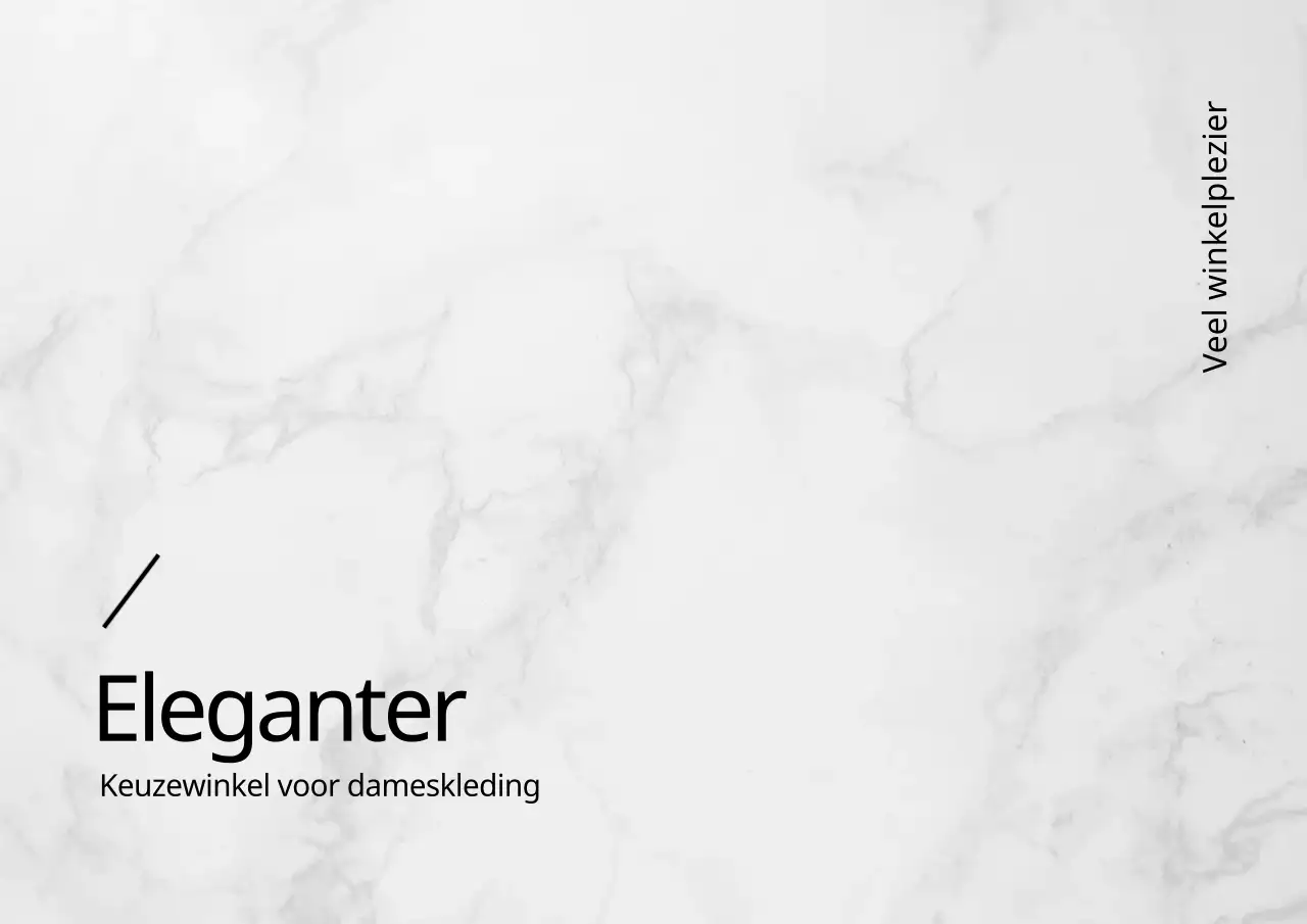 Ruilkaart winkelcentrum in marmertinten