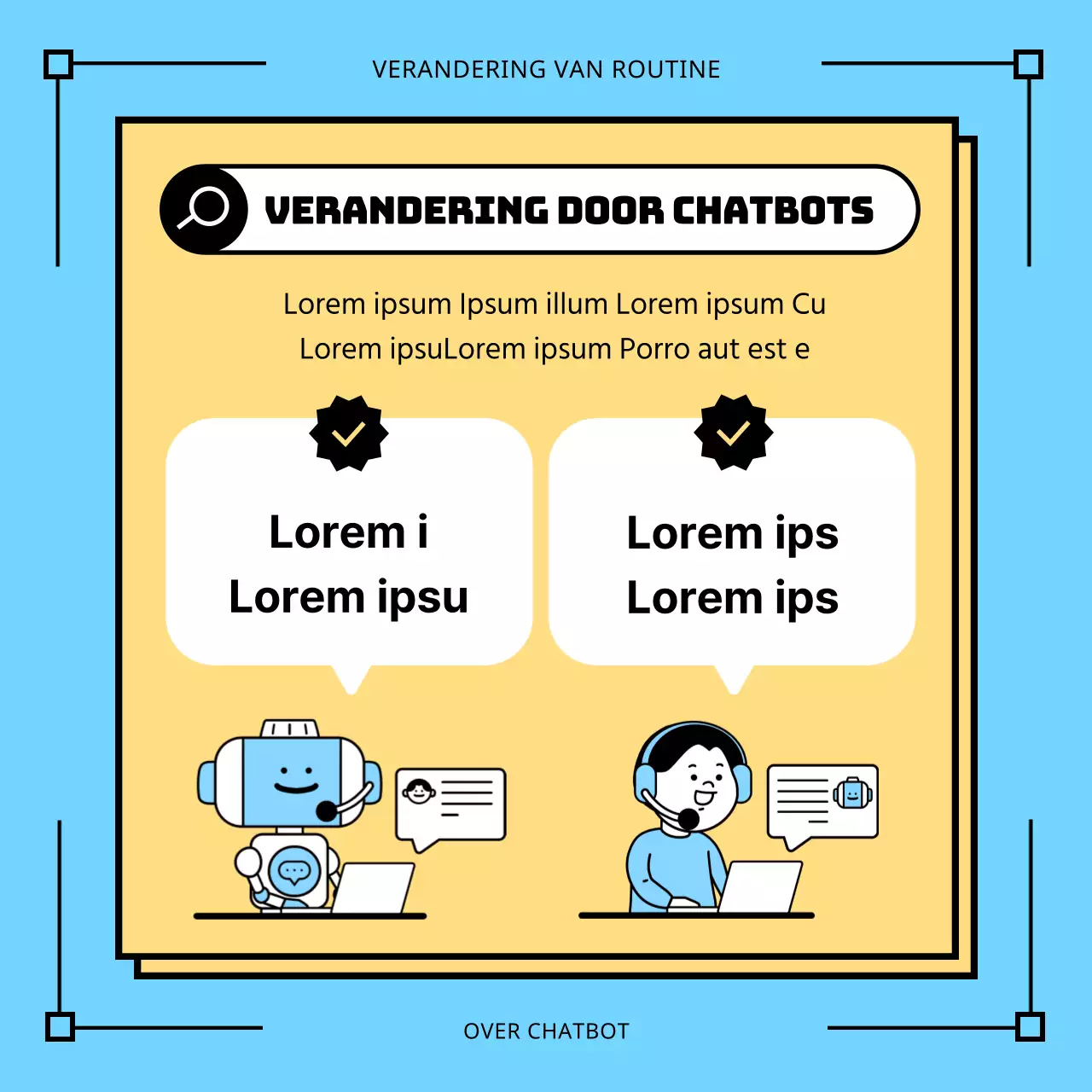 Discussies over blauwe chatbot AI