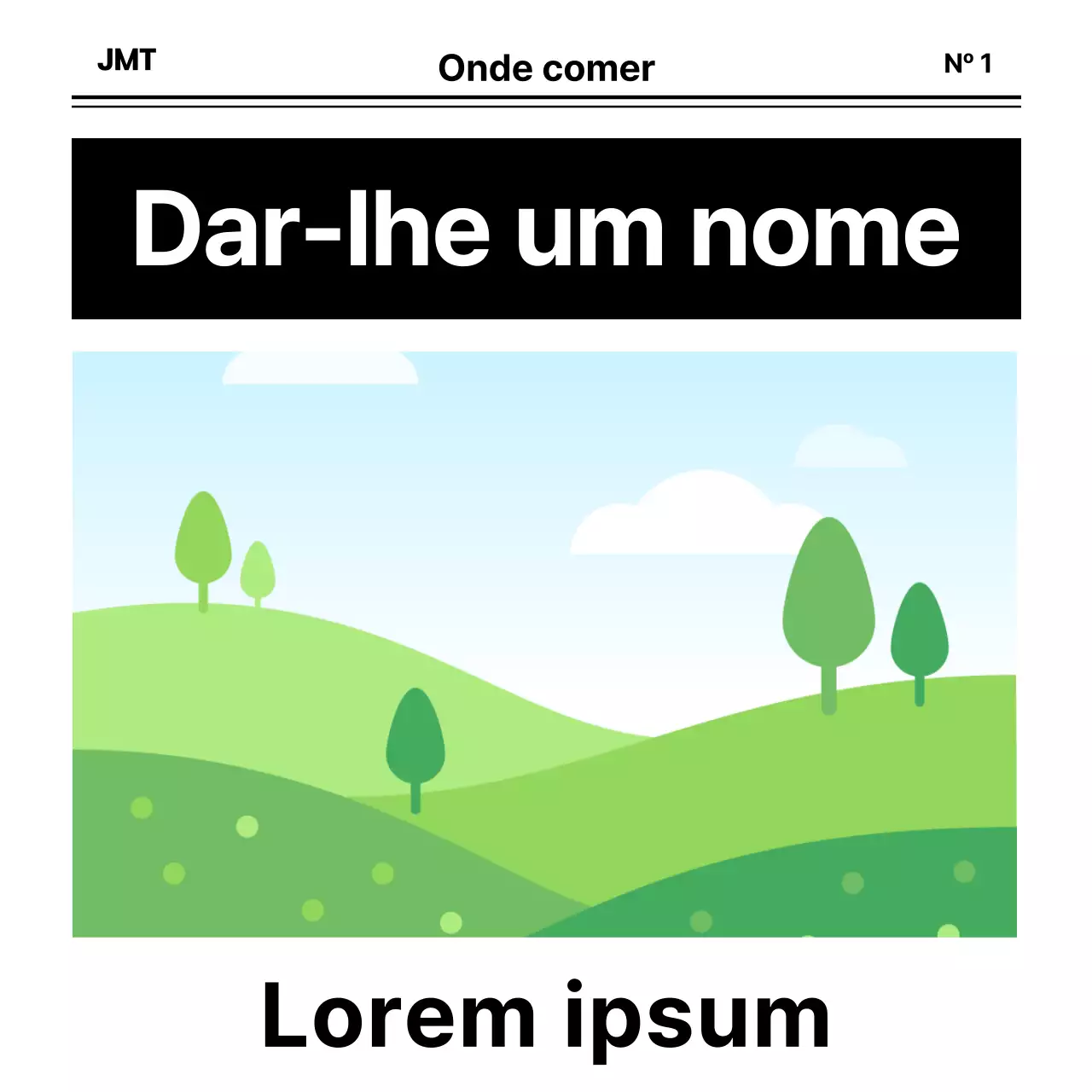 Mockup de jornal_banner quadrado
