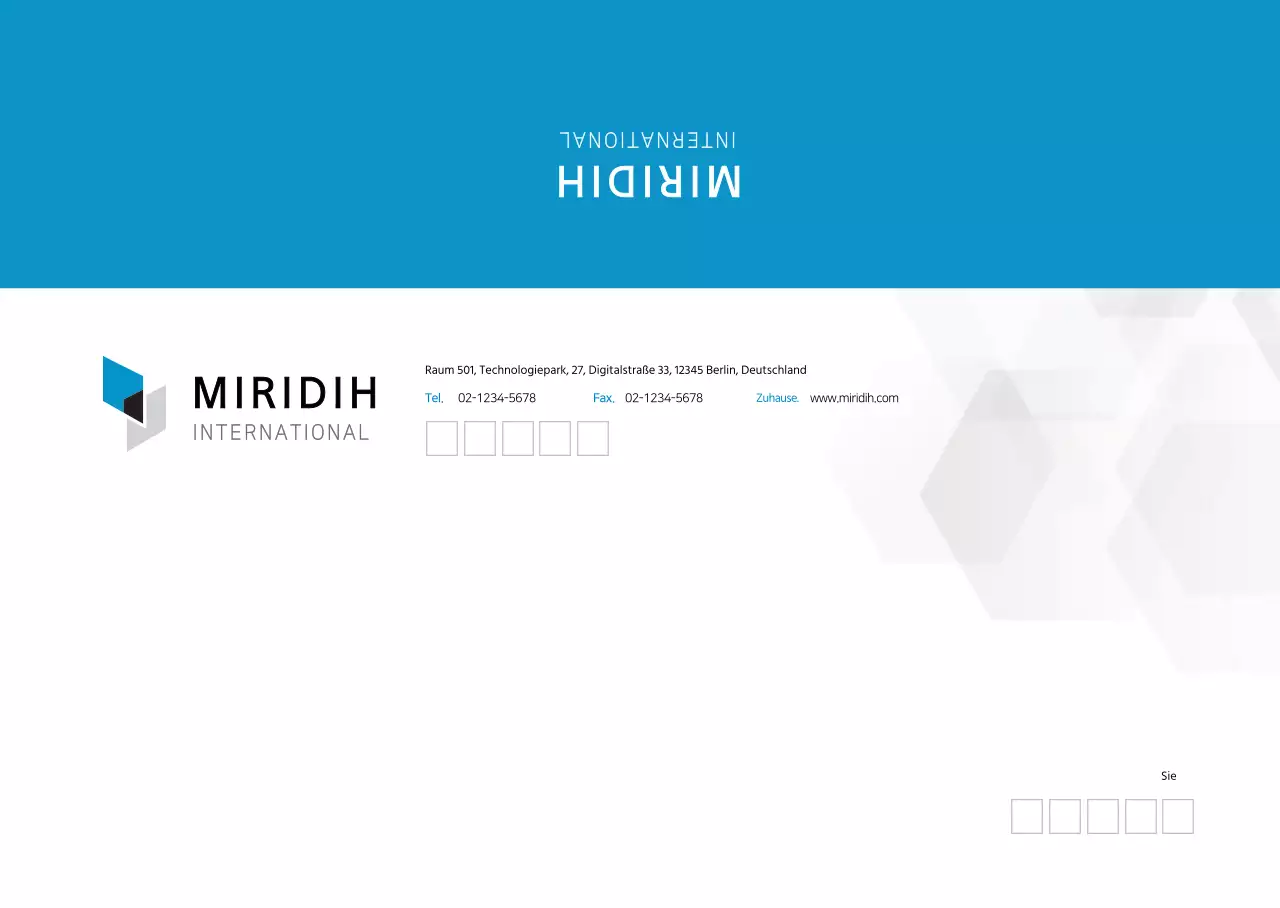 Blaue einfache Corporate Ticket-Umschläge