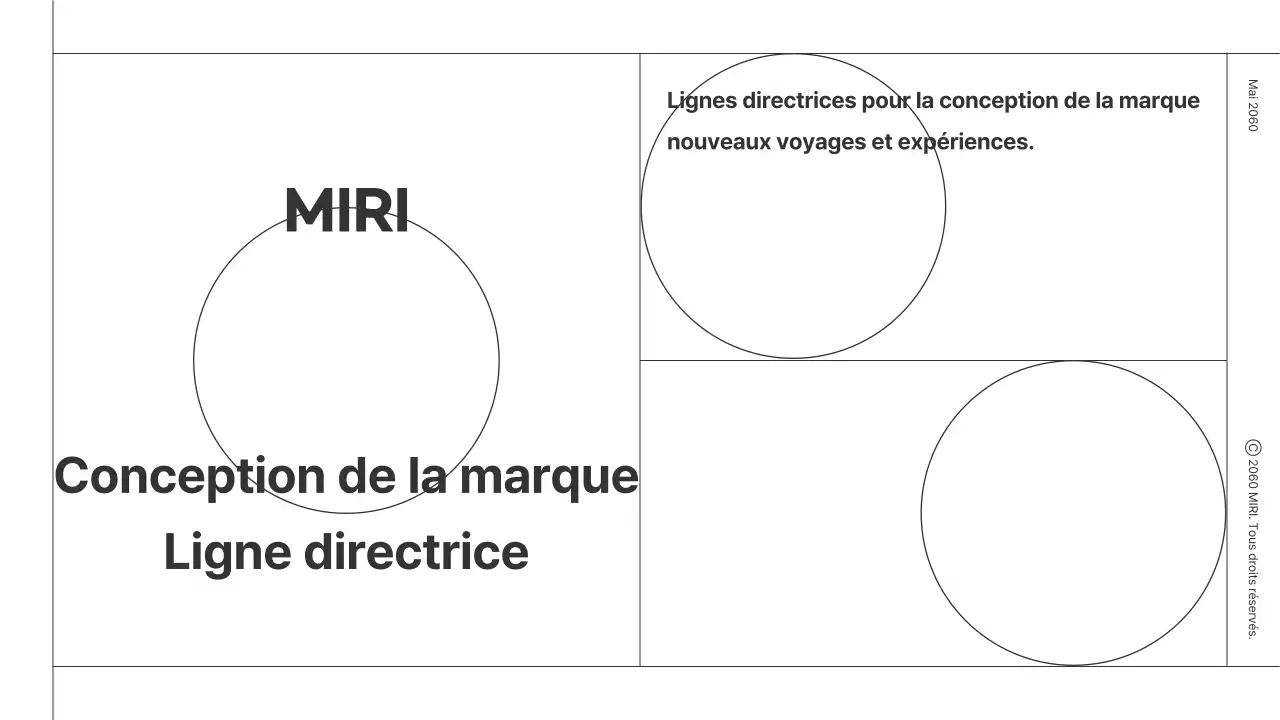 Lignes directrices pour la conception d'un module minimaliste avec des lignes blanches et noires