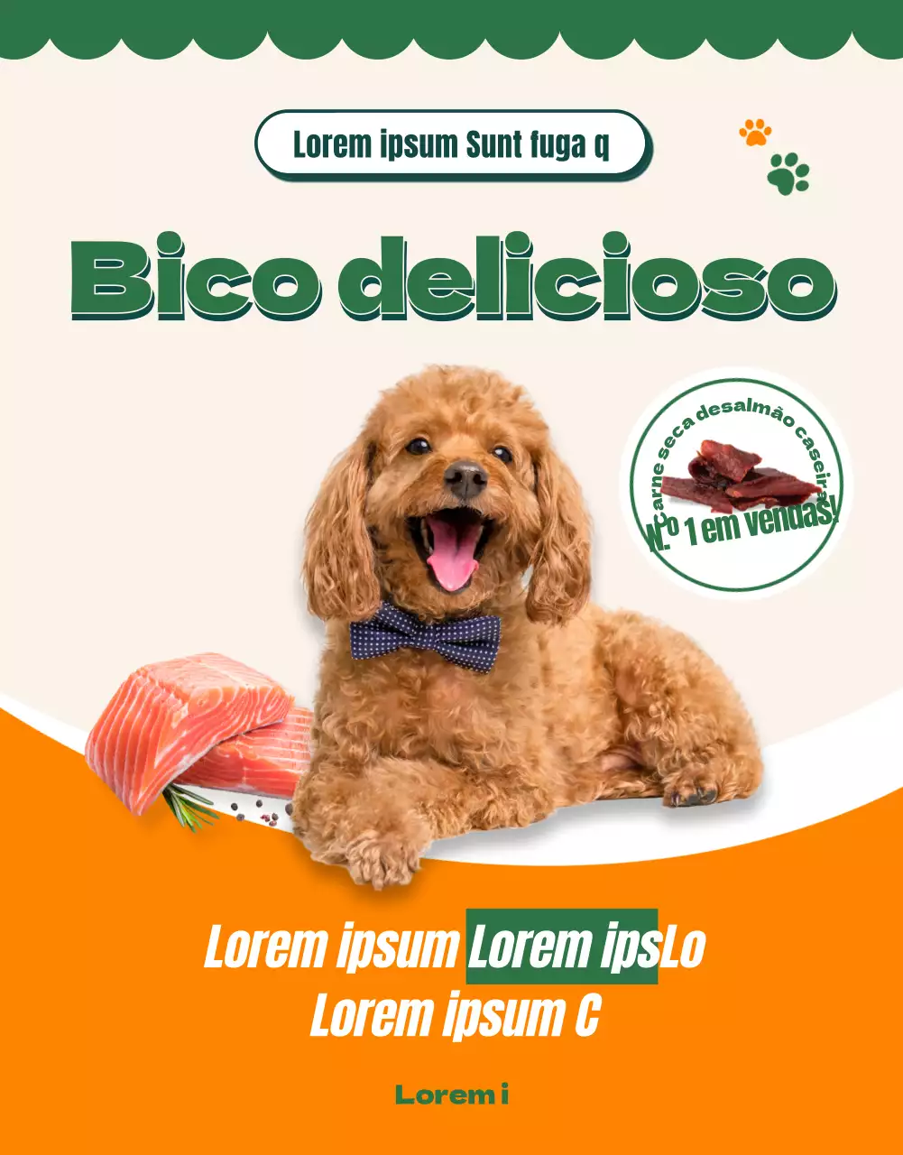 Sobre Orange Colour Points Premium Pet Food (página detalhada)