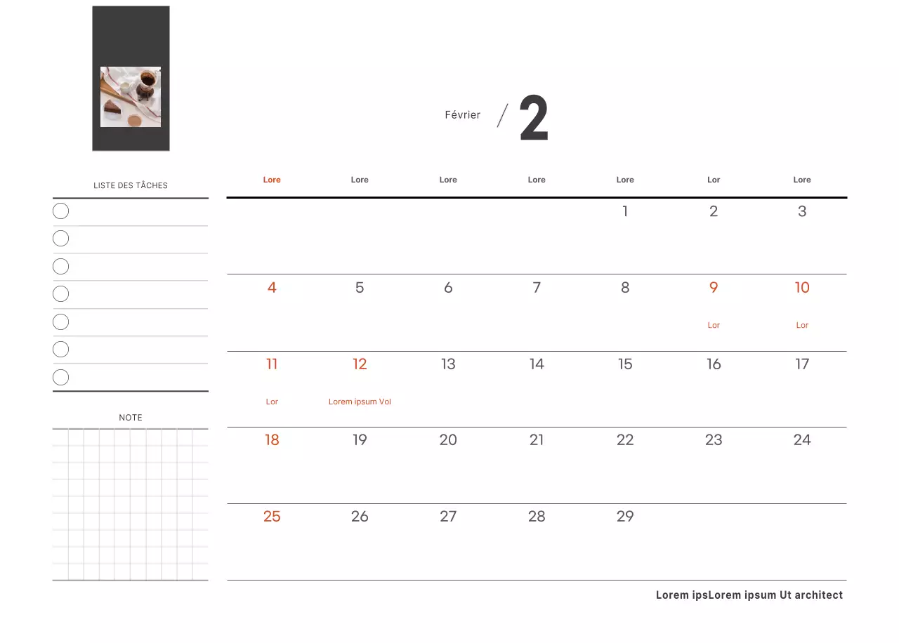 Un café sentimental blanc et marron