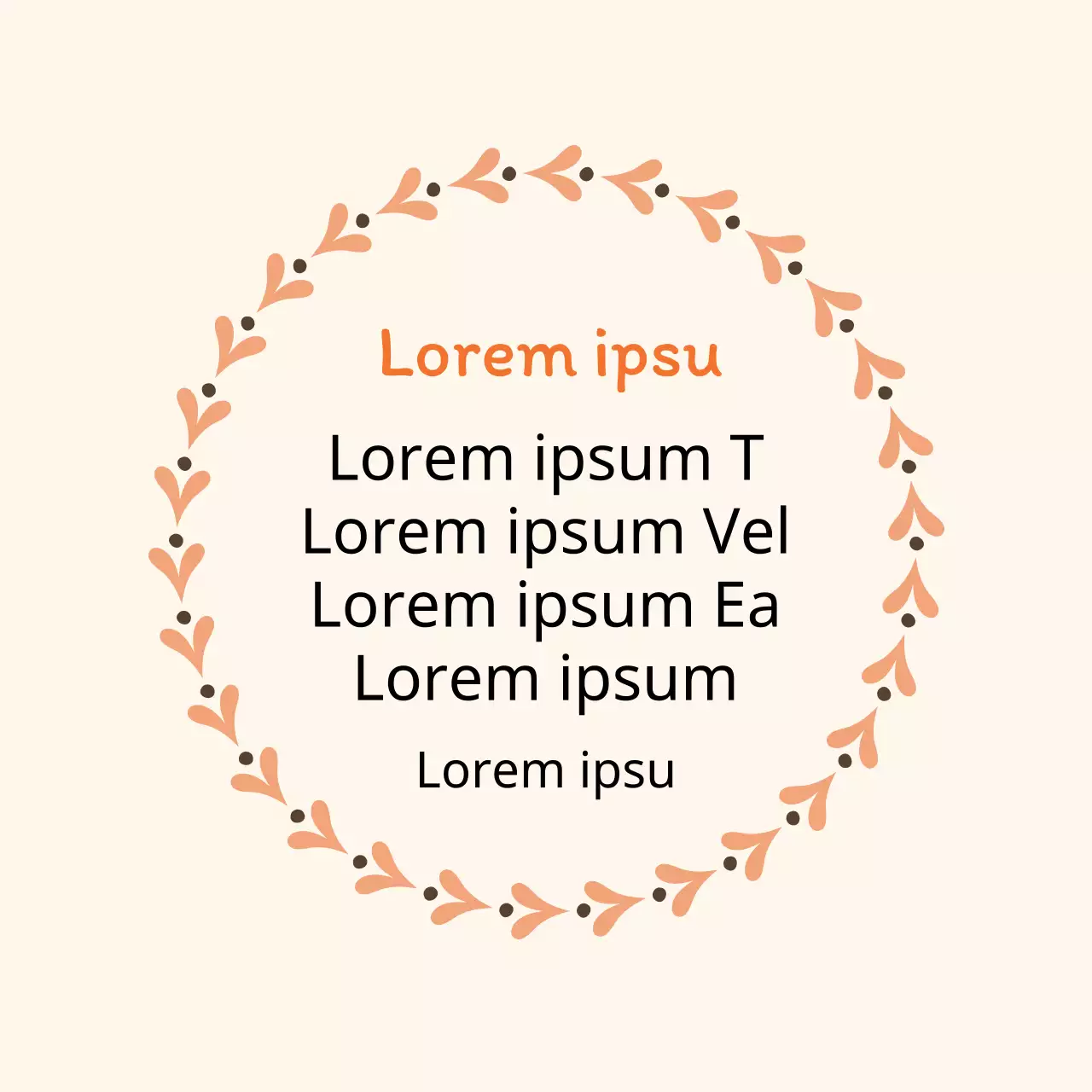 Schattige paasetiketten voor de kerk met oranje letters