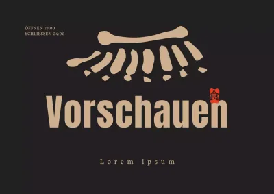 Sauberes Konzept Koreanisches Restaurant Logo Beschilderung in dunkelbraun und gelb, um das Restaurant zu fördern.