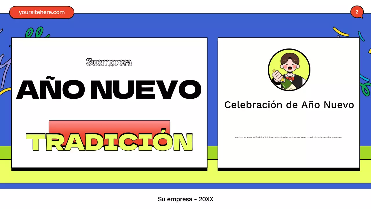 presentación del año nuevo del cómic azul