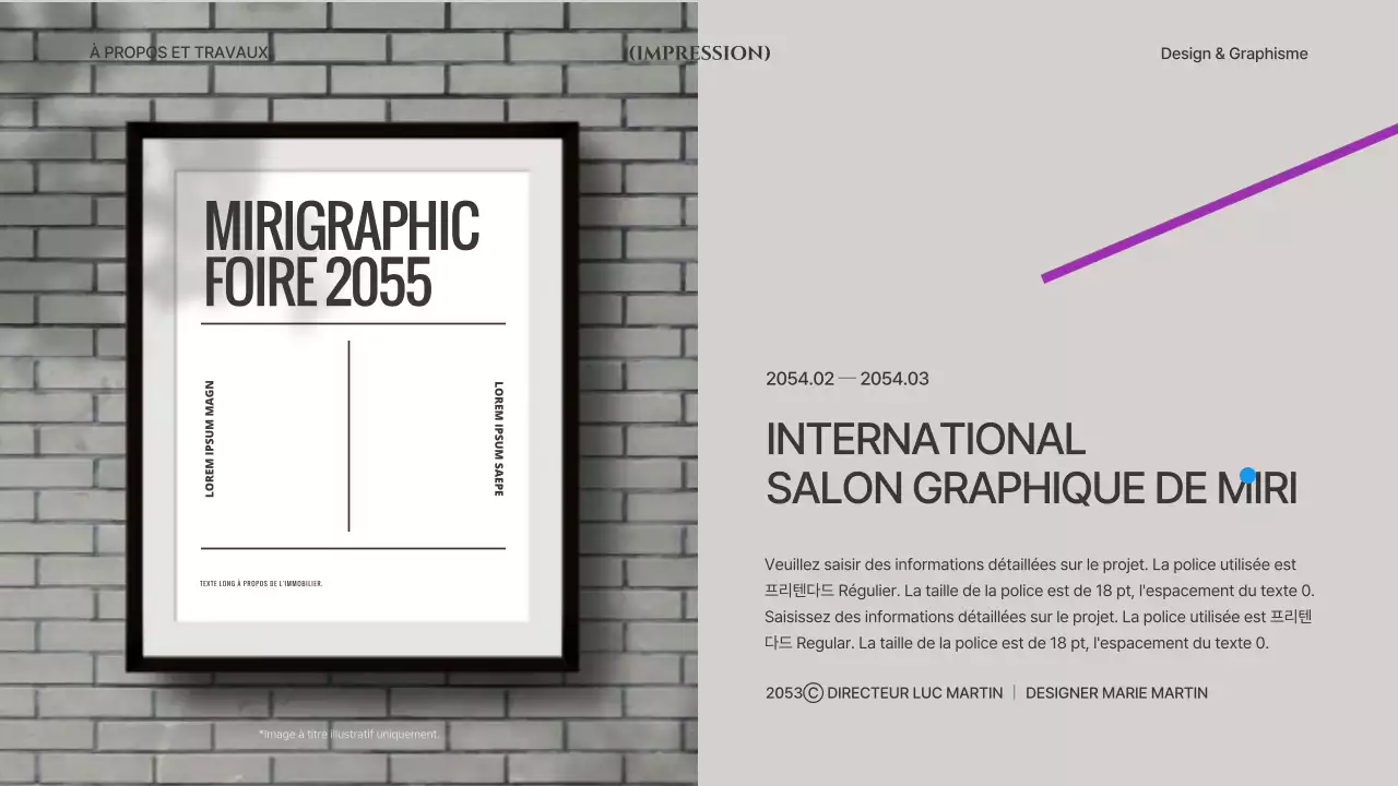 Lignes et formes grises et kaki concept design portfolio