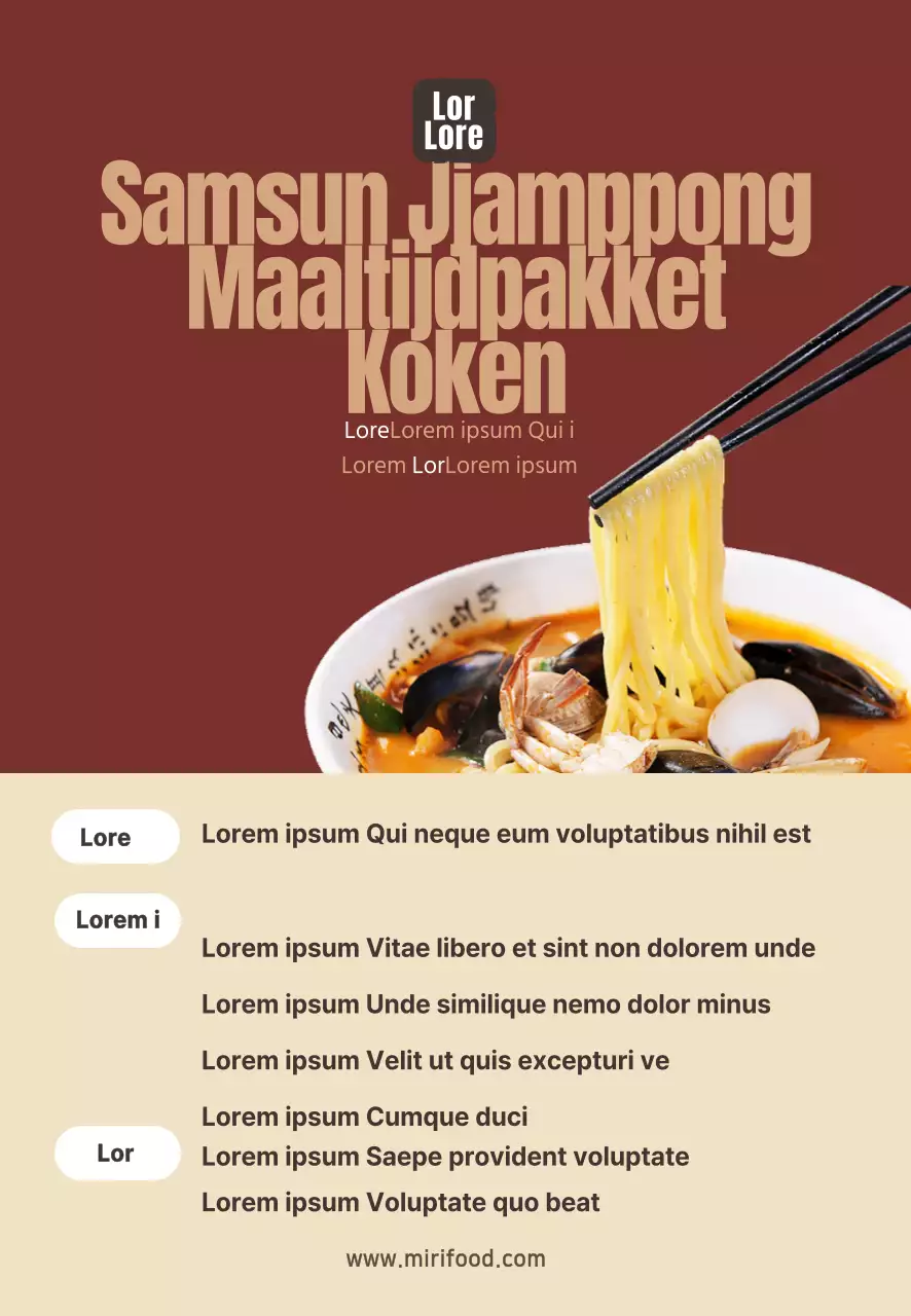 Voedselfotografie Intens Chinees Maaltijdpakket Recept Rijst Cake Memo