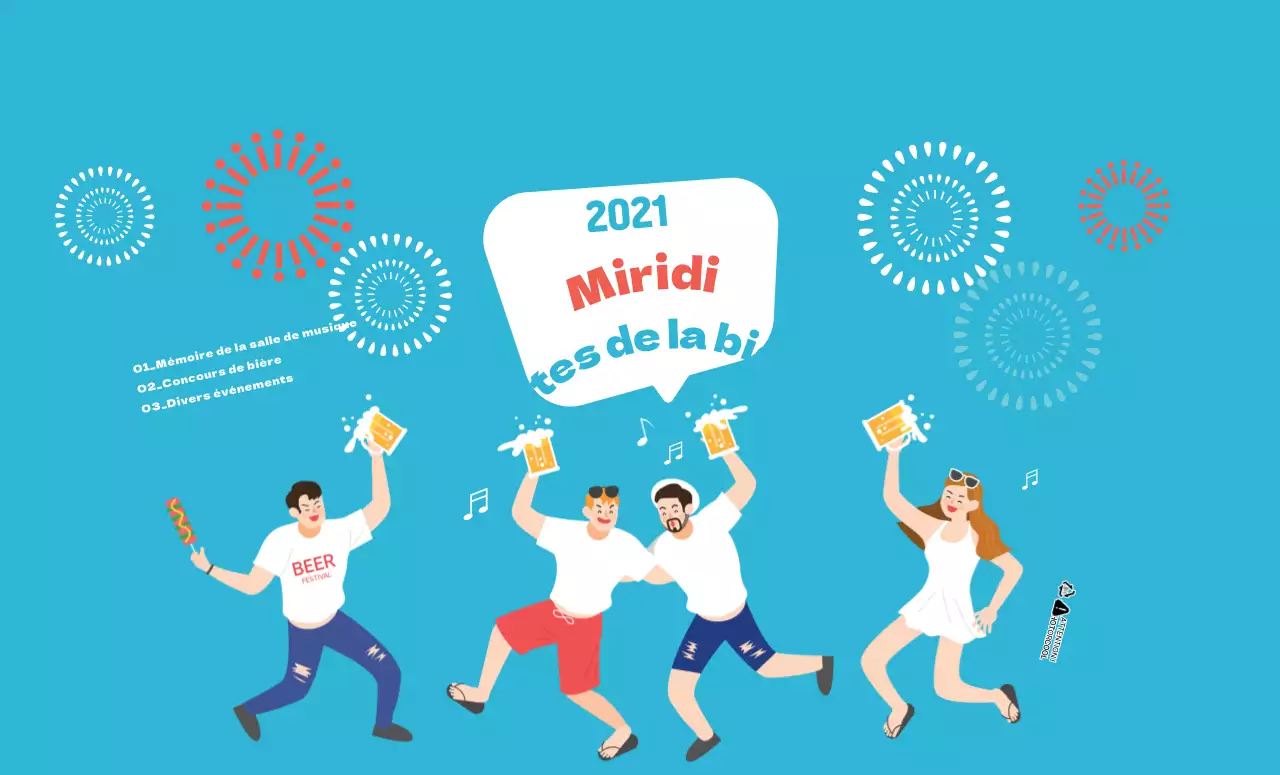 Promouvoir le Blue Illustration Beer Festival