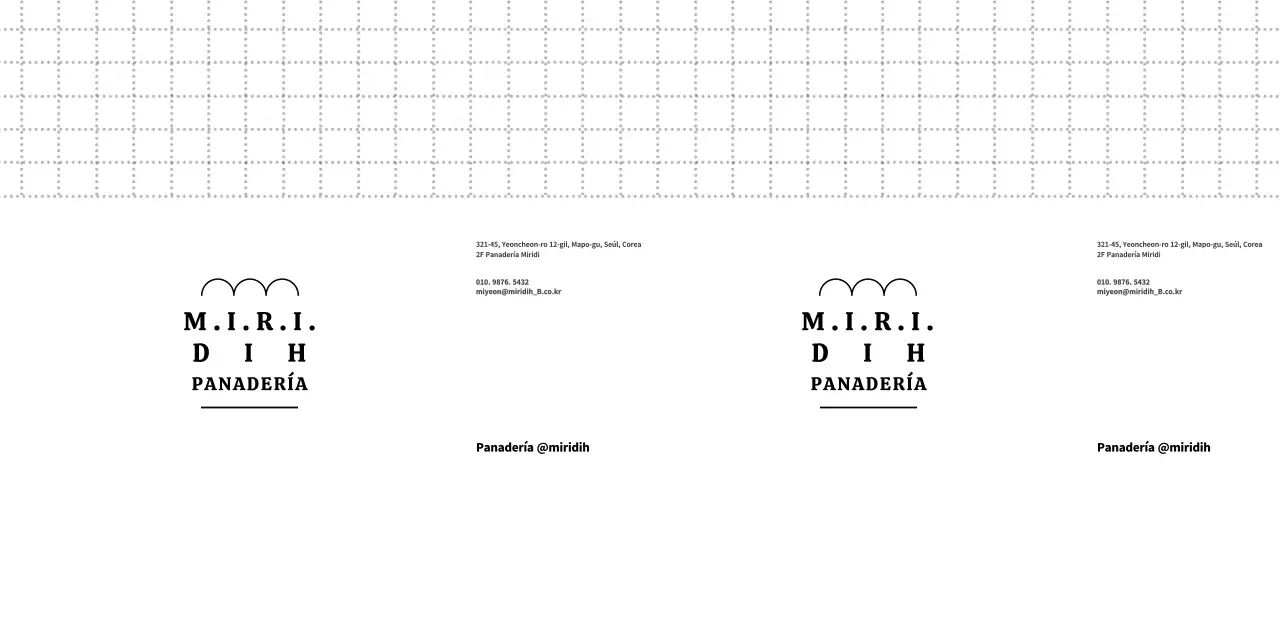 Promociona el logotipo de tu panadería con un estilo limpio y bonito y proporciona información sobre él