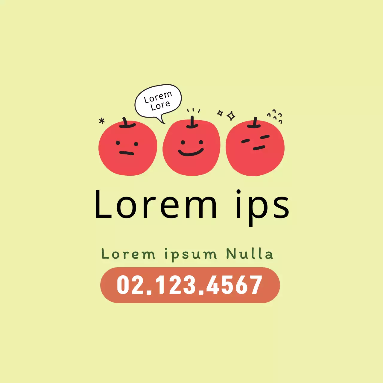 Verde illustrazione fattoria di mele carino