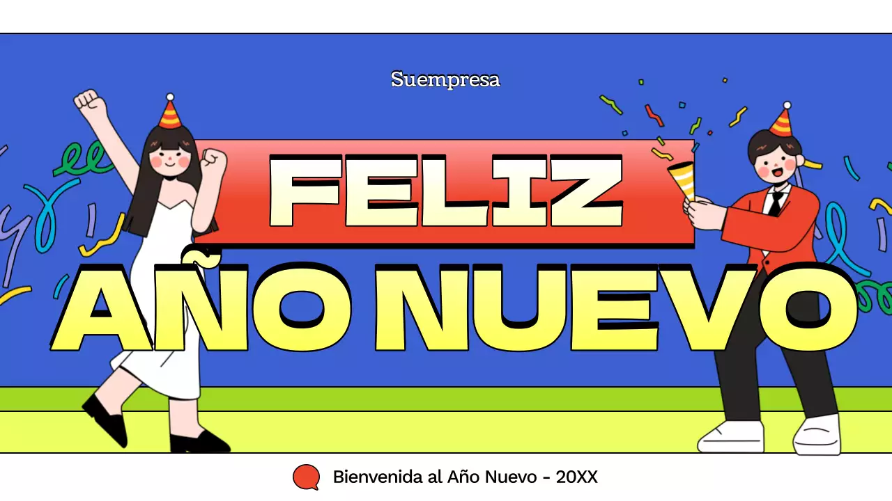 presentación del año nuevo del cómic azul