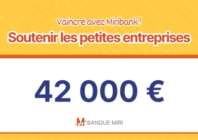 Un panneau de donation jaune et propre