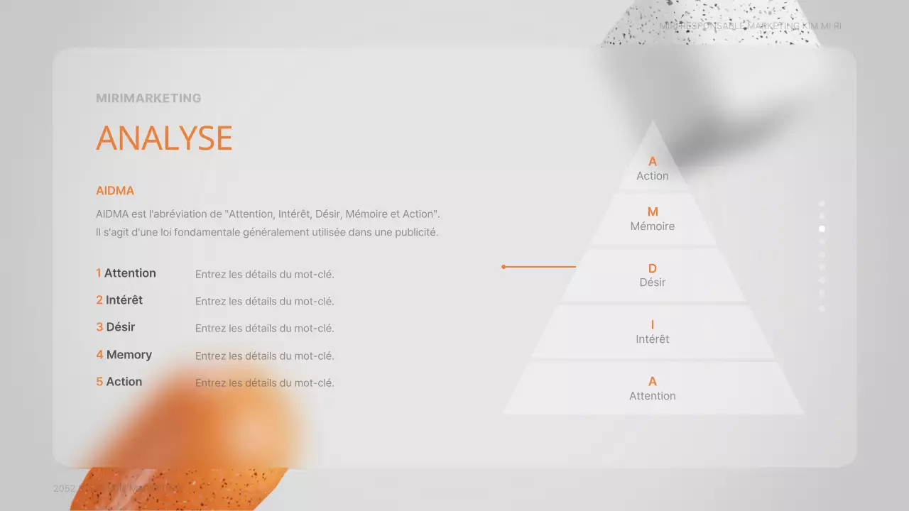 Verremorphisme stéréoscopique en 3D du marketing d'un centre médical en gris et orange