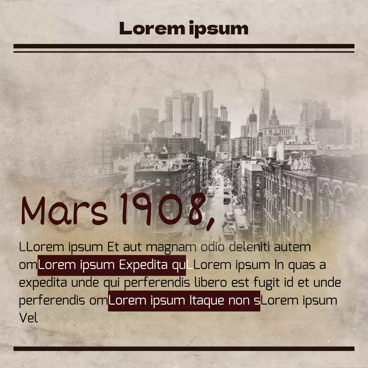 La journée internationale de la femme dans l'histoire brune Carte de presseNews