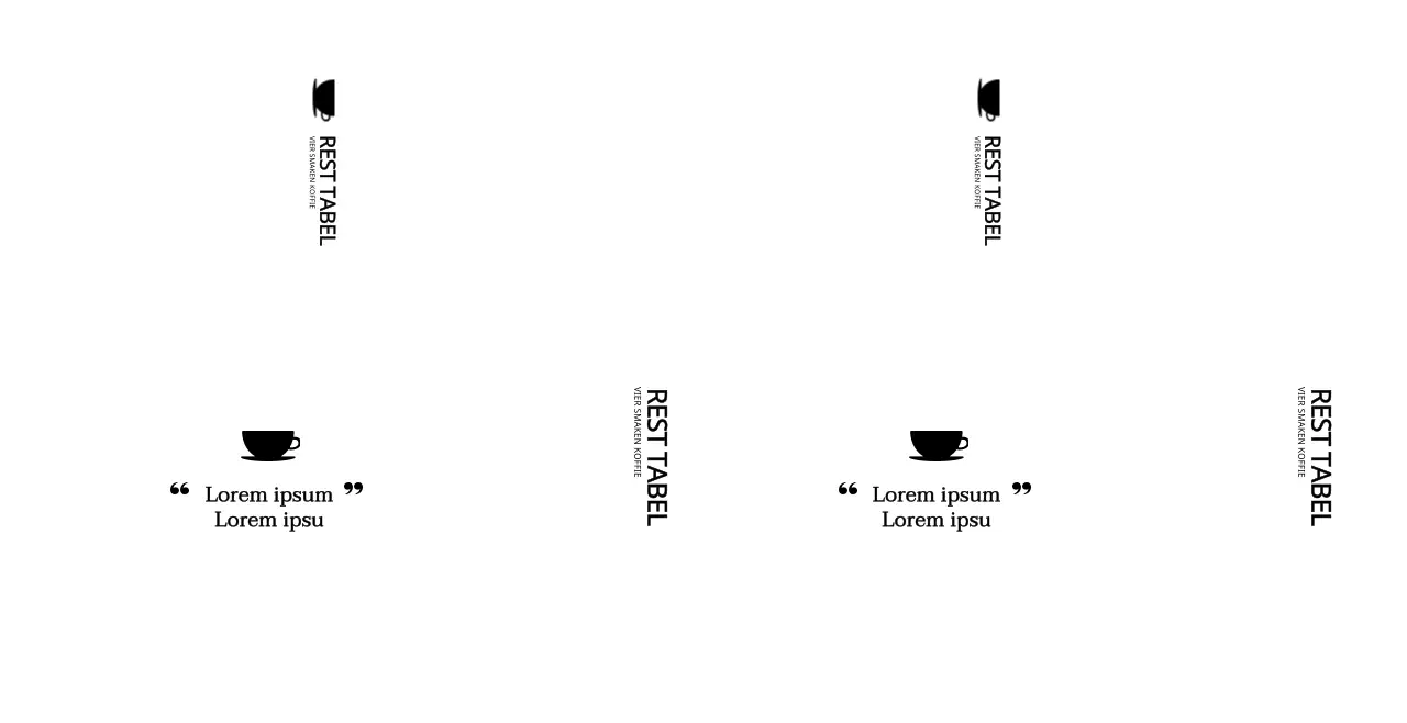 Promoot je café met een eenvoudige, emotionele tekststijl
