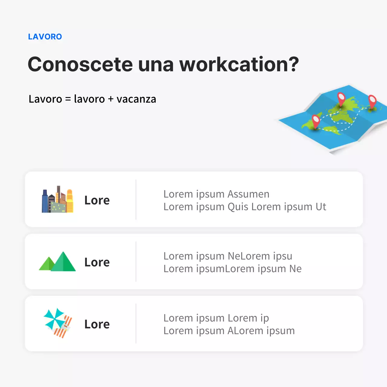 Dibattito sul posto di lavoro blu pulito cardnews design