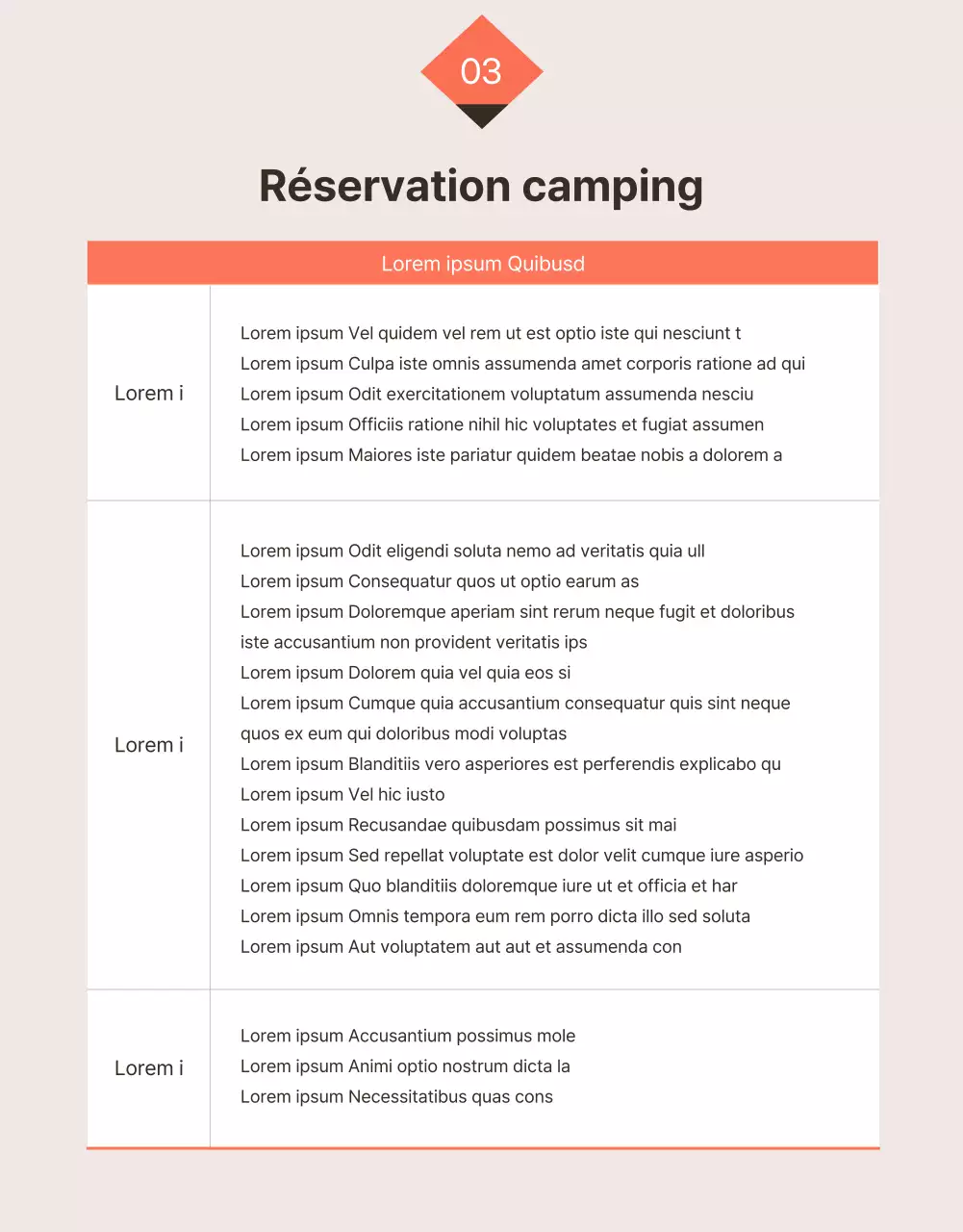 Camps Premium pour une variété de campings à thème sous les étoiles