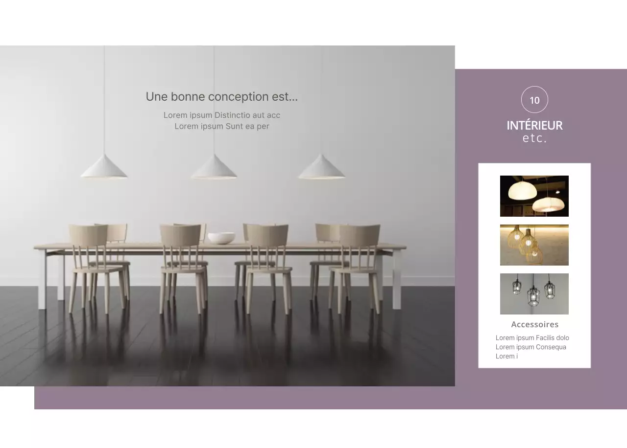 Meubles simples et naturels dans des tons beiges et neutres