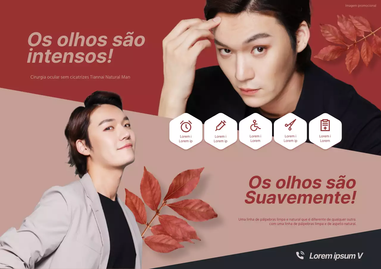 Os olhos são intensos