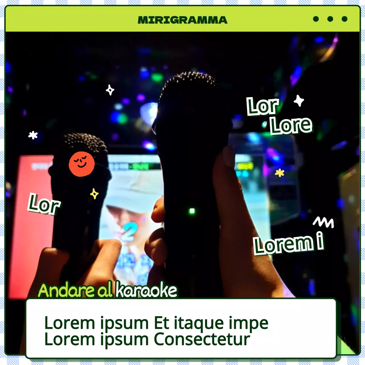 Simpatica lista di cocktail illustrata a tema taku