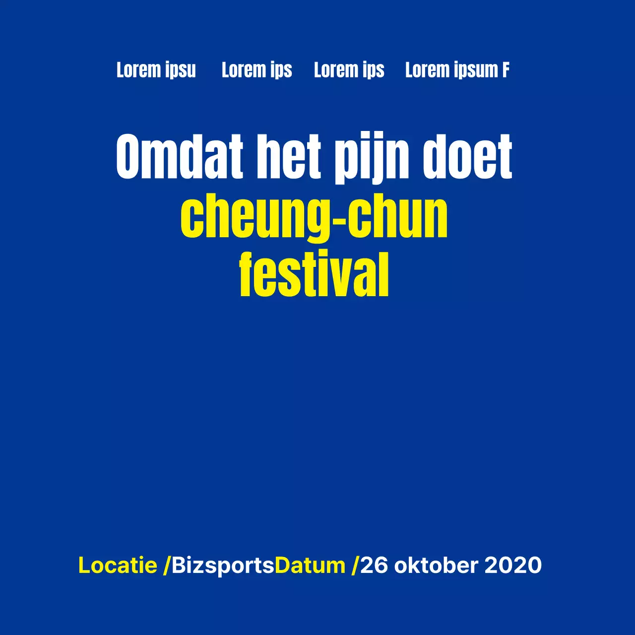 Jeugdfestival_Square Banner