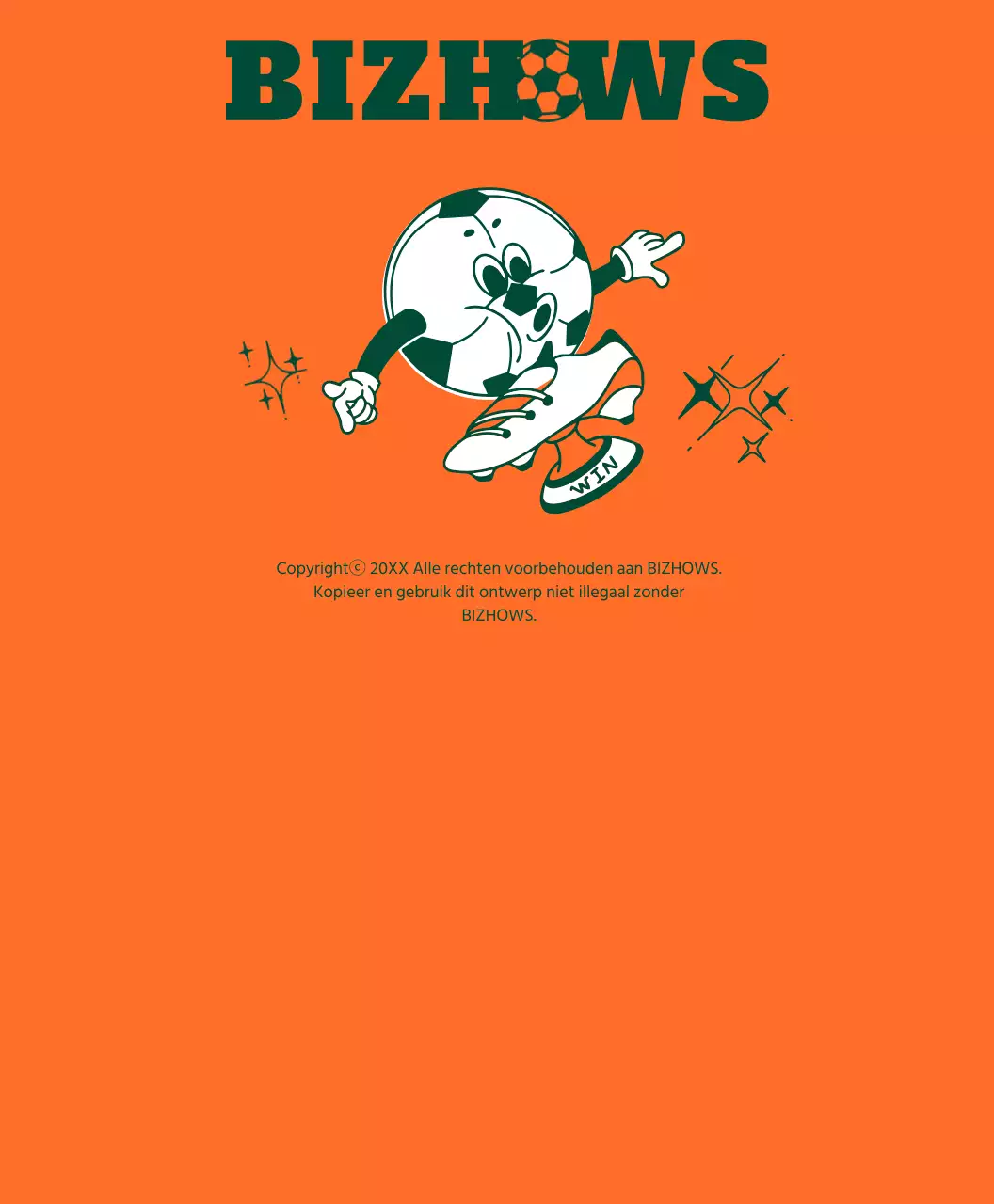 T-shirt voor je favoriete voetbalclub, waarop het voetbalfiguurtje de trofee ziet.