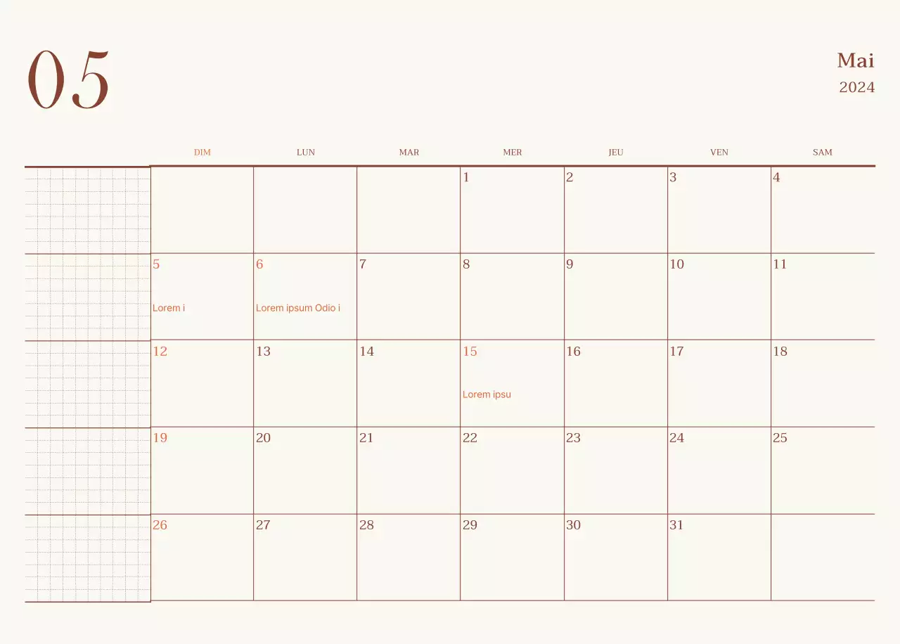 Mise en page de photos de cafés émotionnels en beige et marron