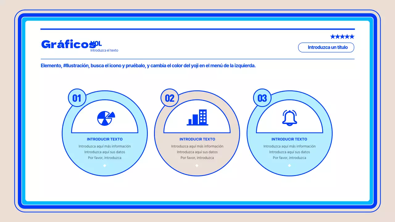 Infografía sencilla, azul y circular sobre gestión de proyectos