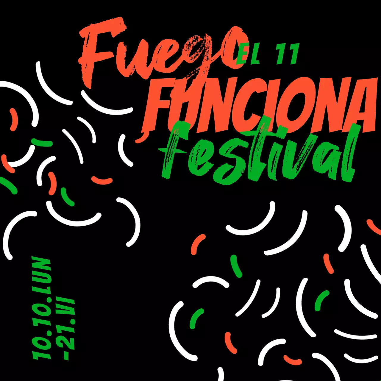 Portada del álbum en negro y naranja