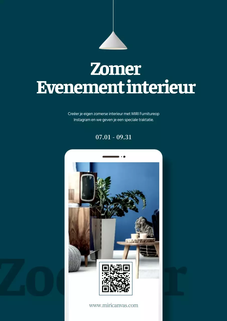 Promoot een eenvoudige QR-code binnenkorting evenement