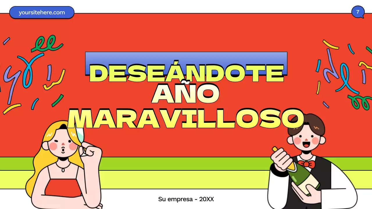 presentación del año nuevo del cómic azul