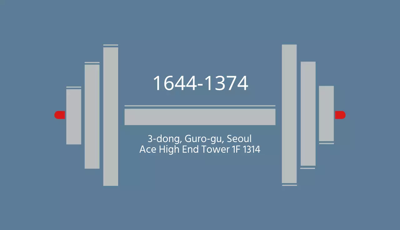 Bizgym Fitnessstudio Visitenkarte