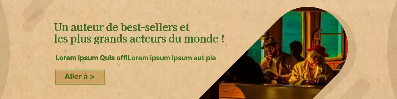 Promouvoir un concept de texture en papier vert et brun livre audio
