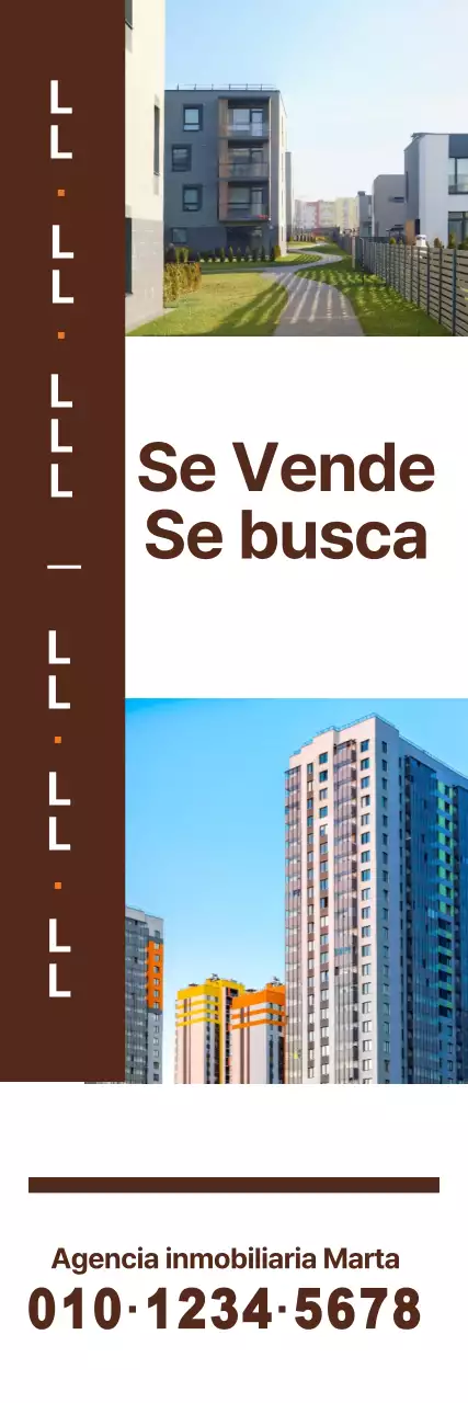 Marrón propiedad en venta