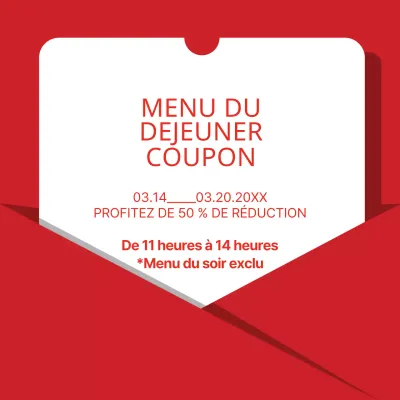 Bons d'achat pour les restaurants