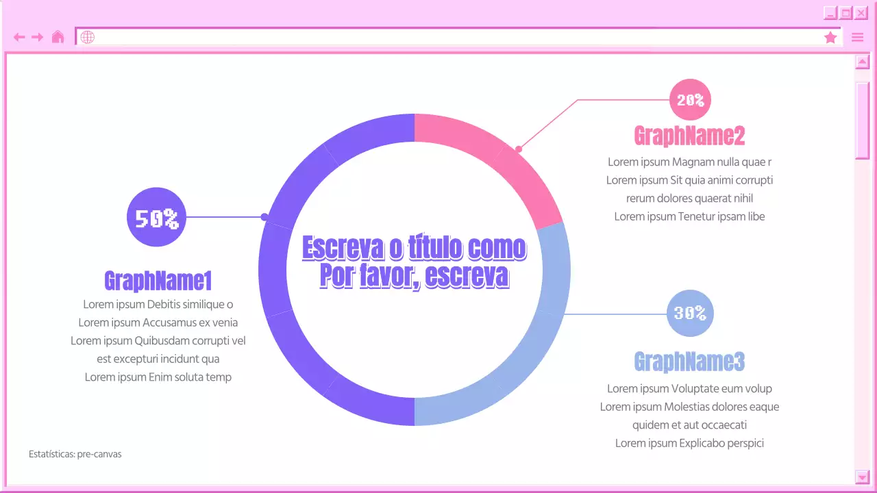 Desenho gráfico circular com conceito de escova cor-de-rosa