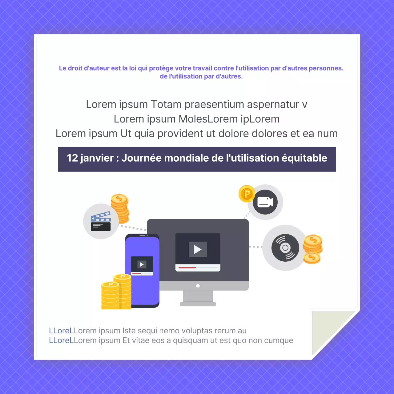 Ducasse World Fair Day CardNews Design