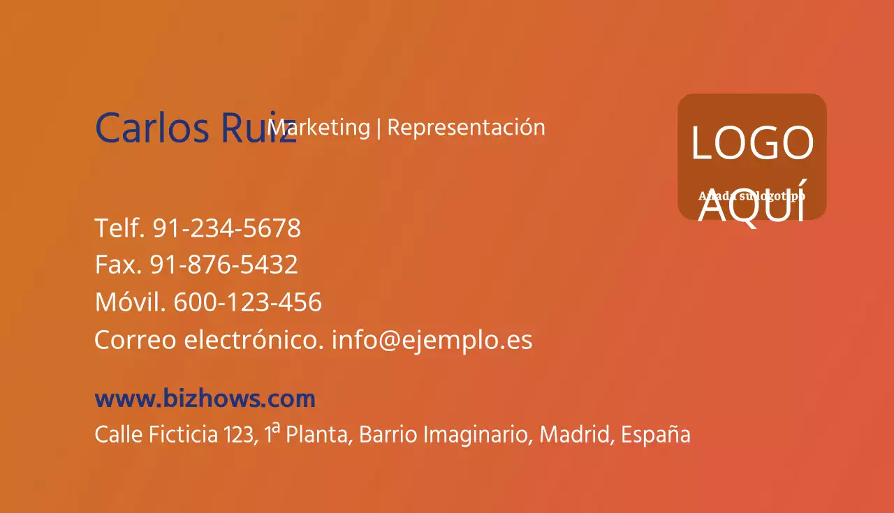 Tarjetas de visita de empresa