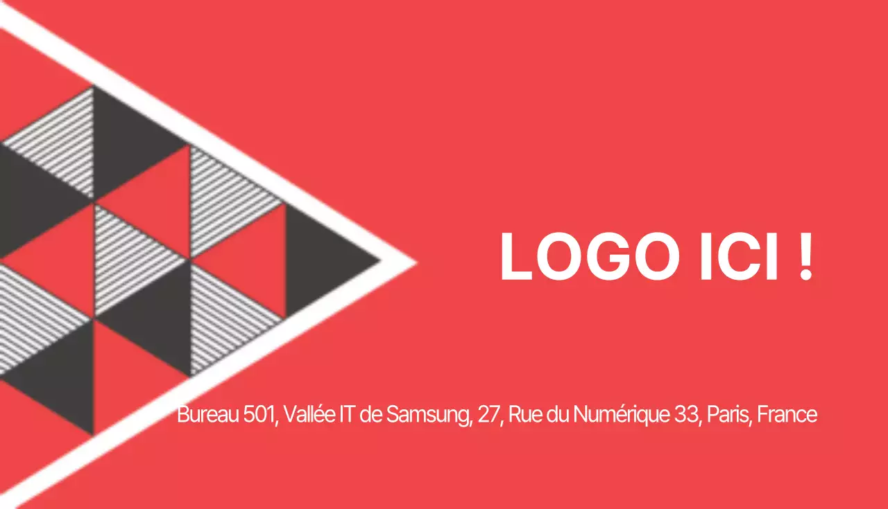 Cartes de visite d'entreprise