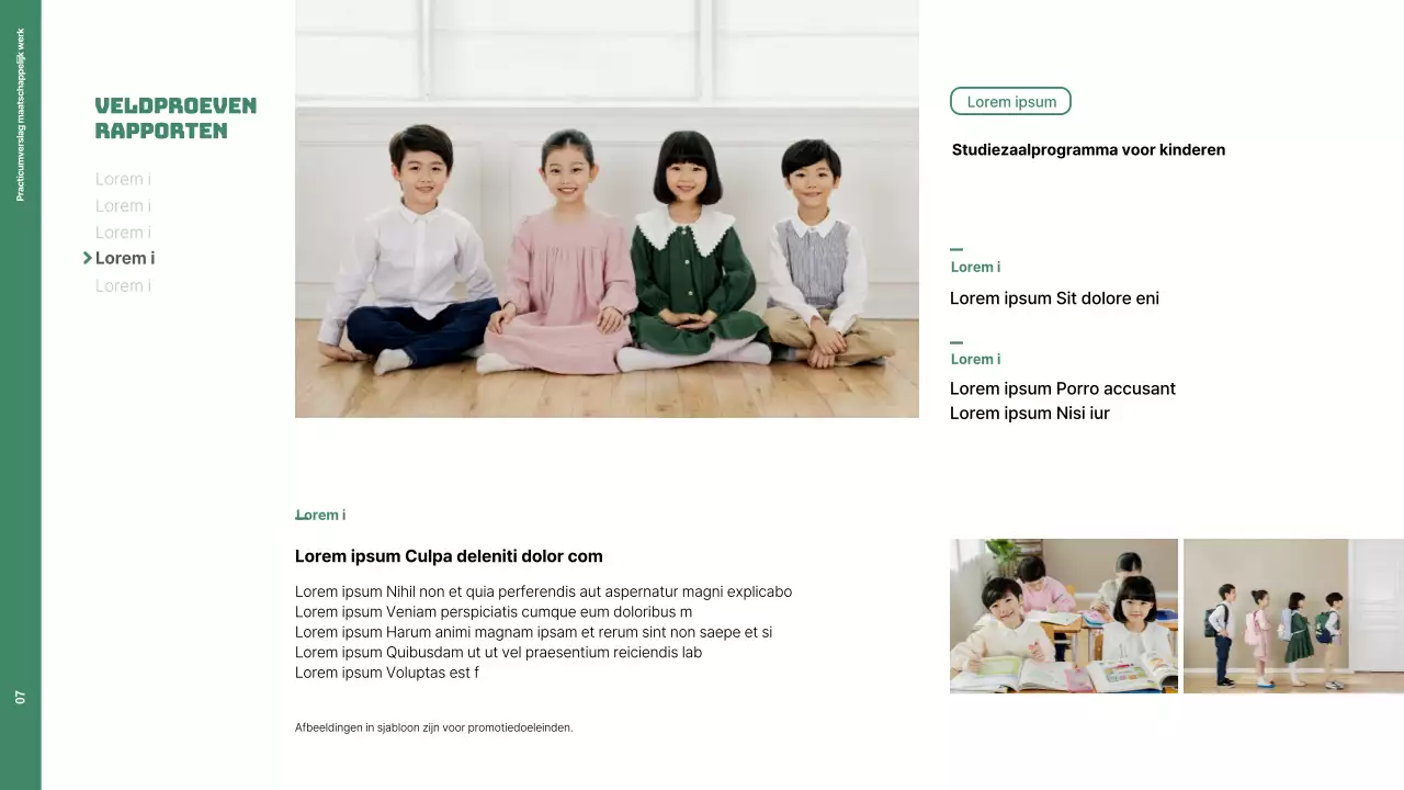 Groene, schone laboratoriumrapporten