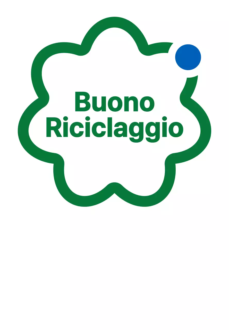 Semplice combinazione di icone e testo in verde e blu Campagne verdi