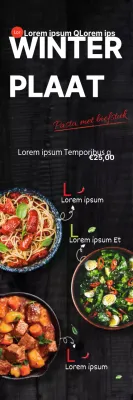 Steak Menu instellen