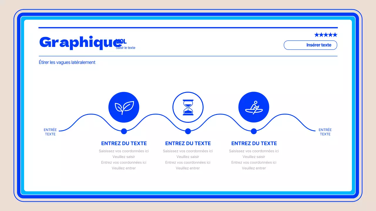 Infographie simple sur la gestion de projet en bleu